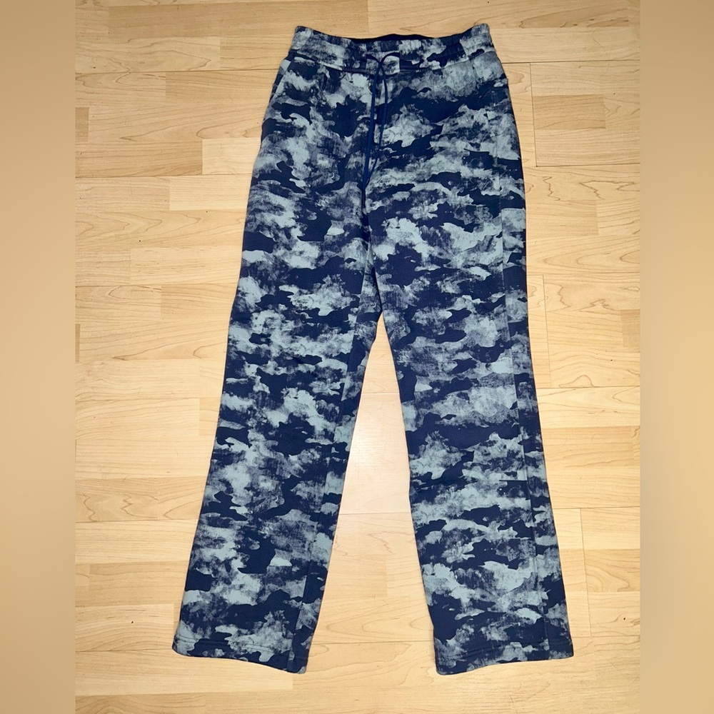 Lululemon Loungeful Straight Leg Blue Camo Heritage Jogger Women’s  6